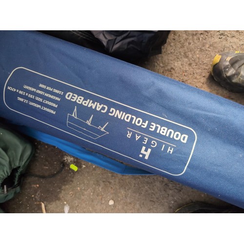 353 - Higear folding double camp bed