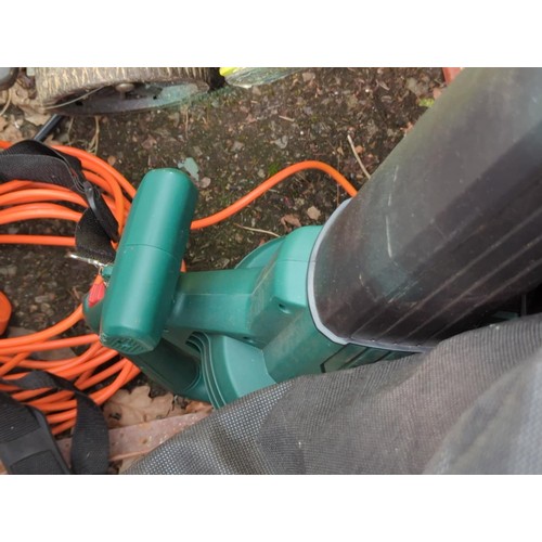 408 - Parkside Electric Leaf Blower with bag