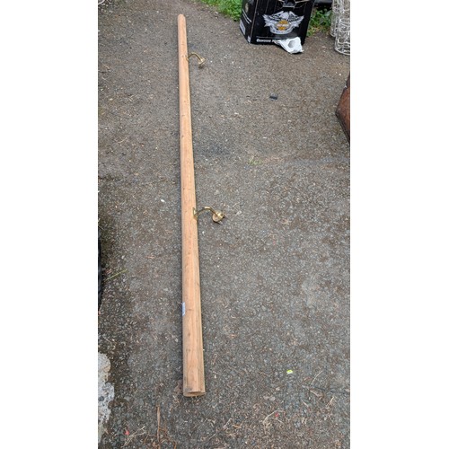 397 - Wooden bannister. L240cm