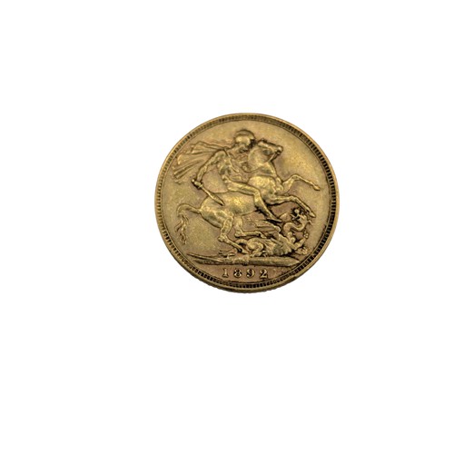 30 - Victoria (Jubilee Head) 1892 Melbourne mint full sovereign