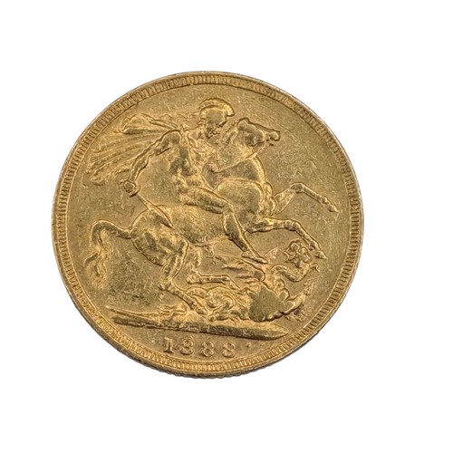 32 - Victoria (Jubilee Head) 1888 Melbourne mint full sovereign