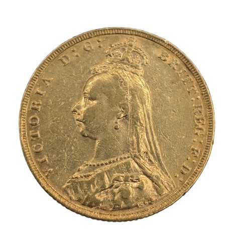 32 - Victoria (Jubilee Head) 1888 Melbourne mint full sovereign