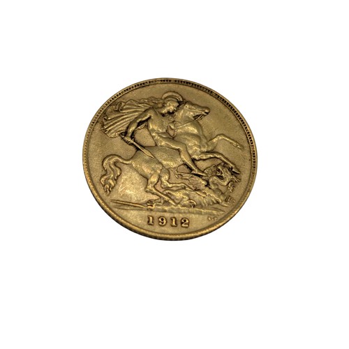 35 - George V 1912 half sovereign