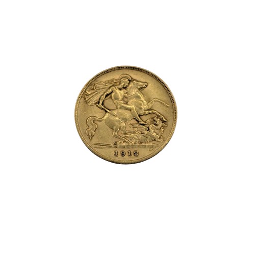 35 - George V 1912 half sovereign