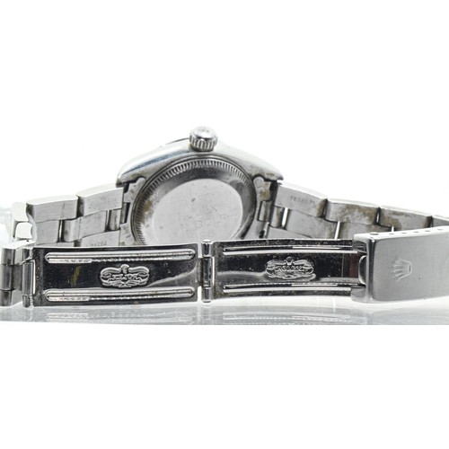 6 - Rolex Oyster Perpetual Date stainless steel bracelet ladies watch, circa 1998, ref. 69160, the pink ... 