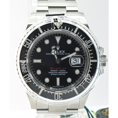 16 - Rolex Sea-Dweller 50th anniversary ref 126600 stainless steel wristwatch with date and bracelet, cir... 