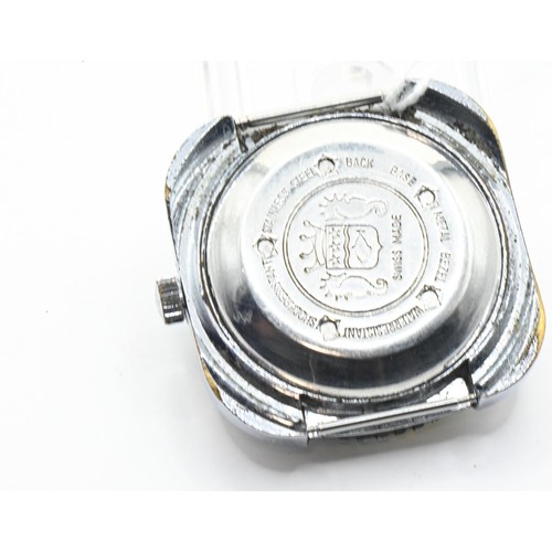 27 - Sicura Globetrotter world time gents stainless steel cased automatic watch, with date aperture at 3,... 