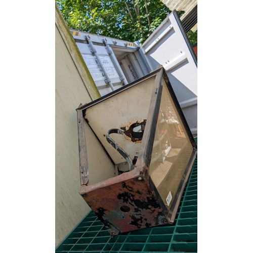 101 - Large outdoor lantern. H64cm.