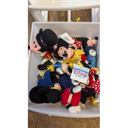 411 - 2 drawer unit (missing top) with Beanie Baby contents