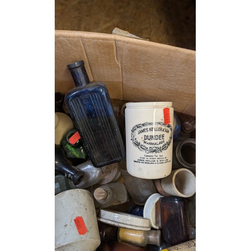 409 - Large quantity of vintage & antique bottles