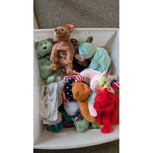 403 - 2 drawers of mixed Beanie Babies