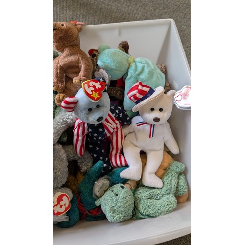 403 - 2 drawers of mixed Beanie Babies