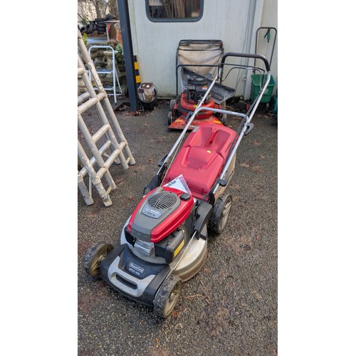 Mountfield SP 535 HW petrol lawnmower with Honda engine + manual.