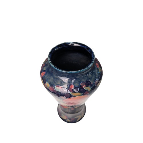 484 - Moorcroft Pottery large pomegranate vase, stamped and signed to base, dated 1919, ht. 39cm