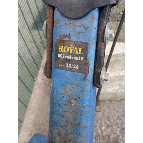 116 - Royal Einhell petrol rotary cultivator, model BMH 33/36, fitted with 4.5 HP engine, handlebar contro... 