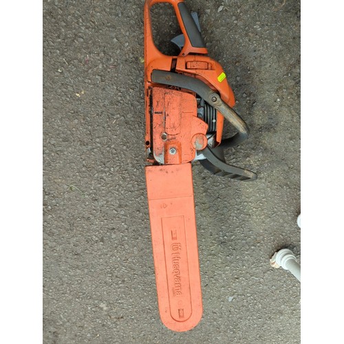 127 - Husqvarna model 135 X-Torq petrol chainsaw.