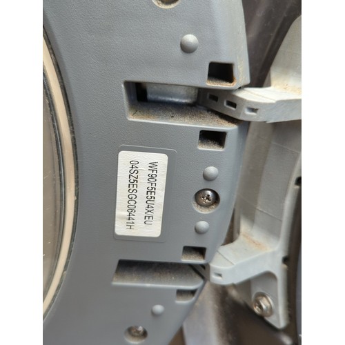 140 - Samsung EcoBubble front-loading washing machine, model WF90F5E5U4X/EU, 9.0kg.