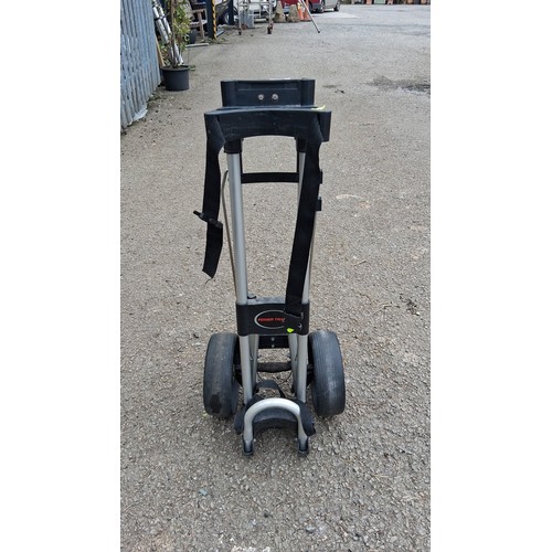 224 - Power Trax three-wheel golf trolley.