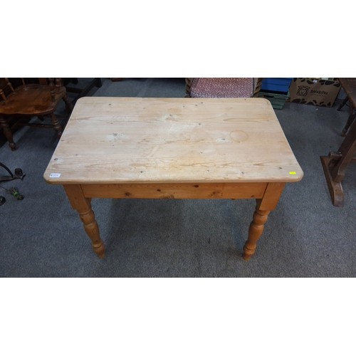 240A - Pine farmhouse kitchen table.