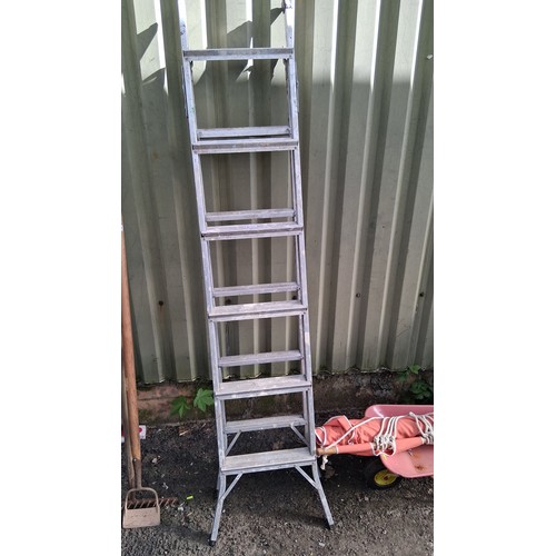201 - Aluminium step ladder by ABRU.