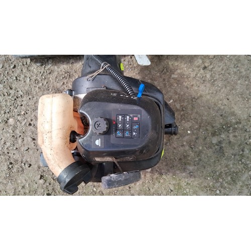222 - McCulloch MT 305 CPS petrol multi-tool garden power unit, with strimmer attachment and hedge trimmer... 