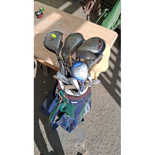 234A - A quantity of golf clubs including metalwoods, irons and wedges, with Dunlop and Ping examples, cont... 