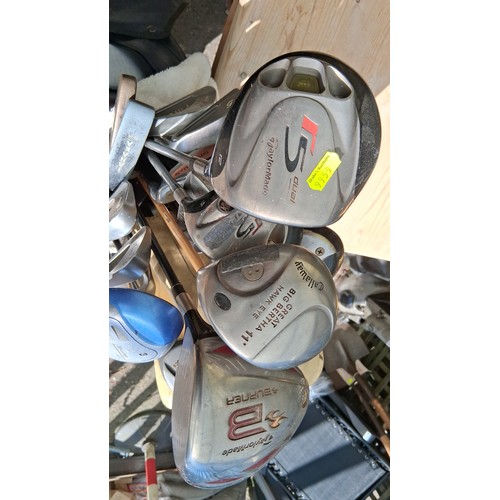 234A - A quantity of golf clubs including metalwoods, irons and wedges, with Dunlop and Ping examples, cont... 