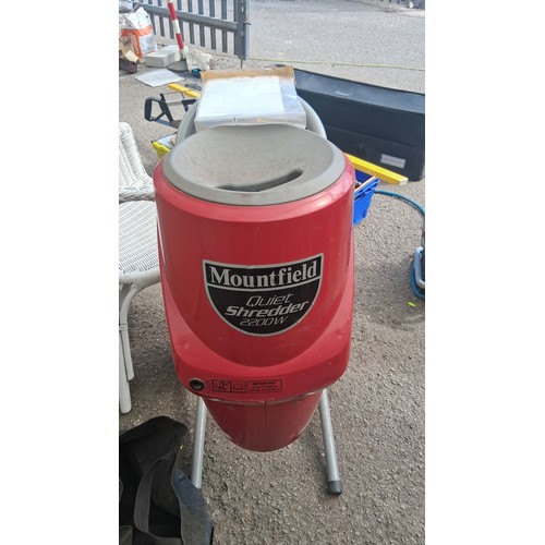 118A - Mountfield Quiet Shredder 2200W electric garden shredder; together with owner's manual and power lea... 