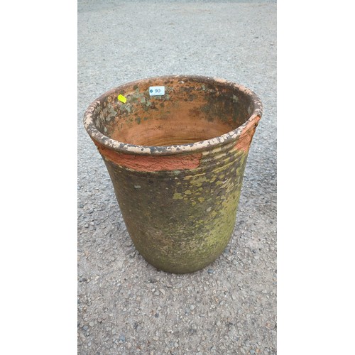 90 - Large terracotta garden planter.