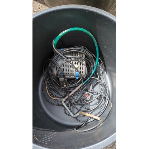 94 - Oase preformed pond set comprising a black plastic pond liner and a lidded tub housing an Oase Filtr... 