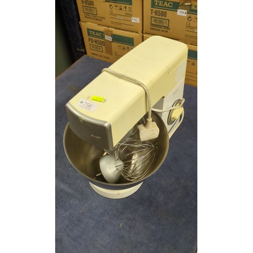 Kenwood KM336 stand mixer with stainless-steel mixing bowl, wire whisk ...