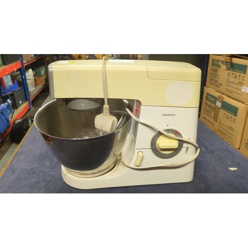 Kenwood KM336 stand mixer with stainless-steel mixing bowl, wire whisk ...