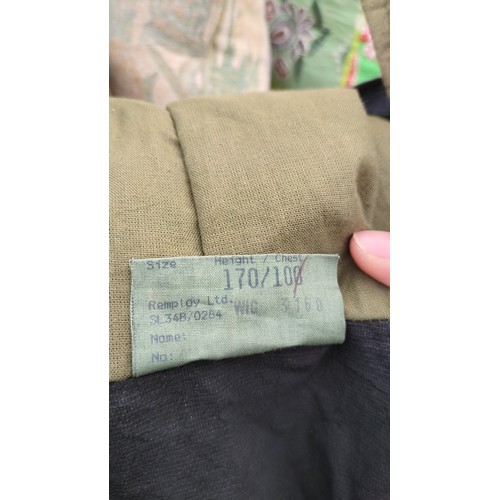 Military DPM camouflage garments, Jacket & Trousers. Jacket labelled ...