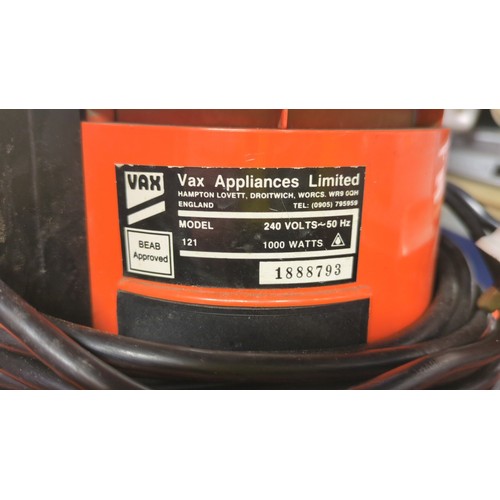 Vax model 121 multifunction cylinder vacuum cleaner, with orange and ...