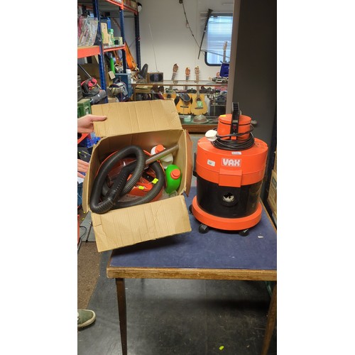 Vax model 121 multifunction cylinder vacuum cleaner, with orange and ...
