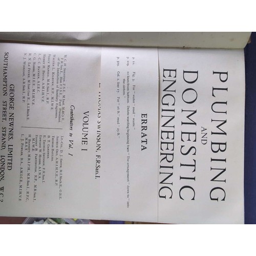 Plumbing & Domestic engineering volumes 1 to 4.