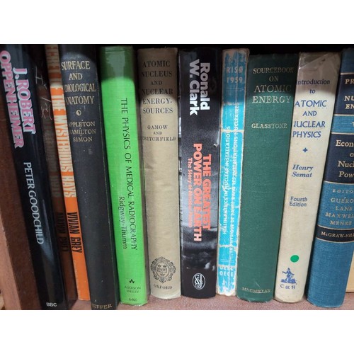 A large quantity of Atom, Bio-Chemistry & Nuclear Power books.