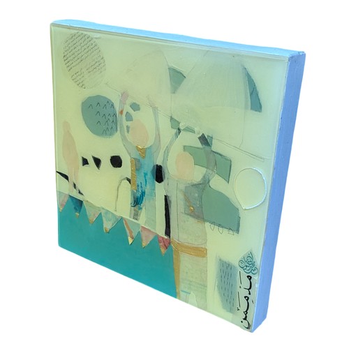 Melanie Cosgrave, 'Kite Surfing' 2009, mixed media on canvas, signed ...