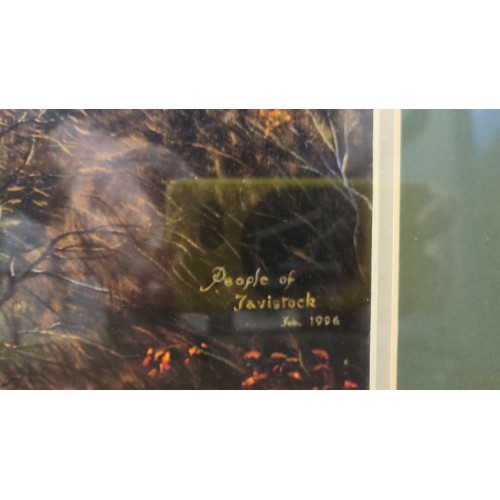 Arthur J. Read, framed colour lithograph with a signed certificate ...