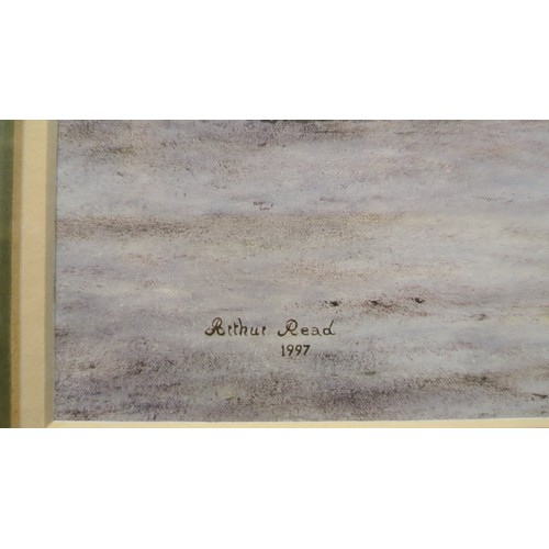 Arthur J. Read, framed colour lithograph with a signed certificate ...