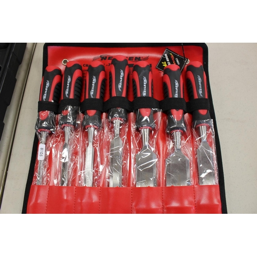 144 - NEW 7 PCE WOOD CHISEL SET