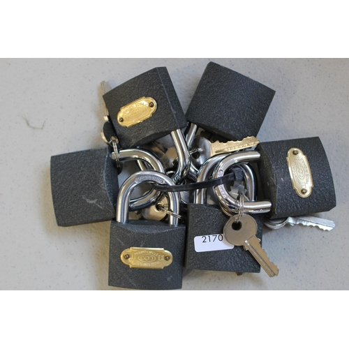 147 - CAST IRON PADLOCKS