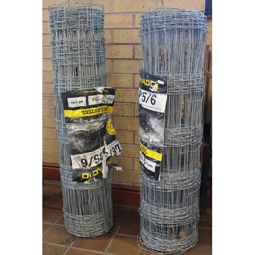 17 - 2 X 50M ROLLS OF SHEEP NETTING