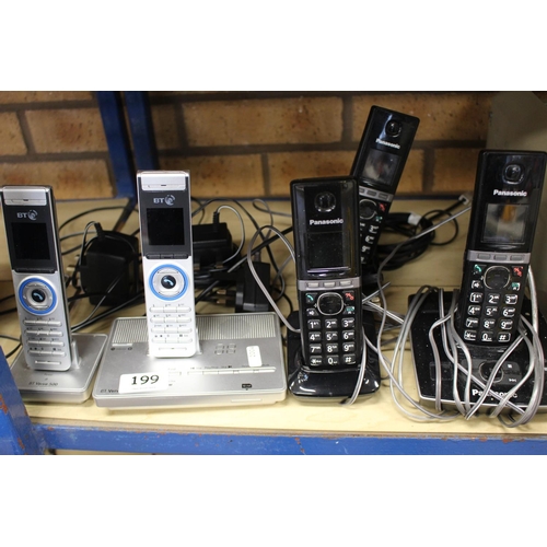 199 - 2 SETS OF CORDLESS PHONES