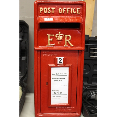 86 - NEW FULL SIZE ROYAL MAIL POST BOX