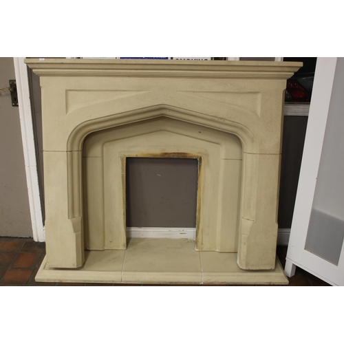 60 - STONE EFFECT FIRE PLACE