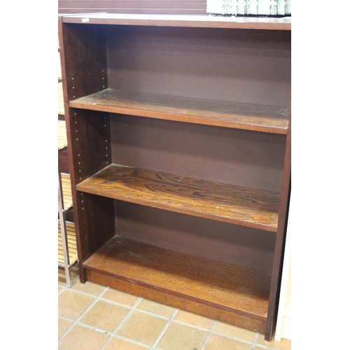 50 - DARK WOOD BOOKCASE