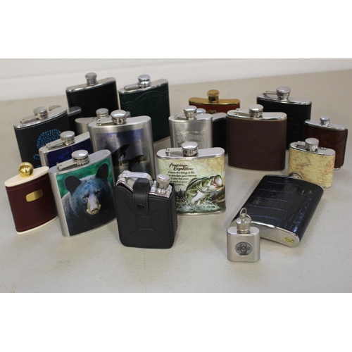 93 - 20 COLLECTABLE HIP FLASKS