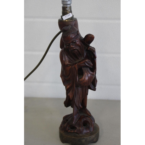 132 - CARVED FIGURE LAMP