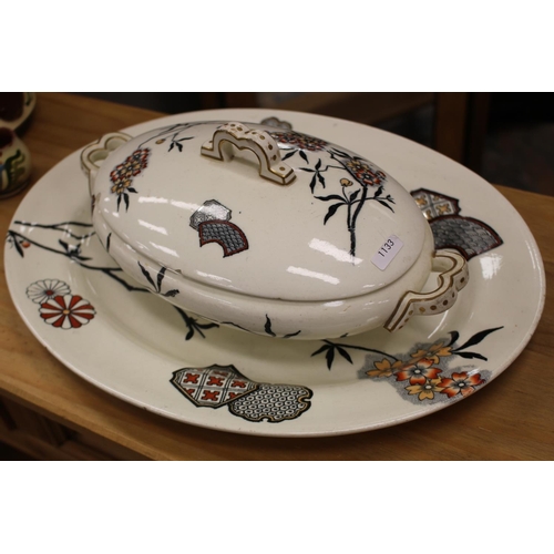 111 - MIKADO PLATE & TUREEN